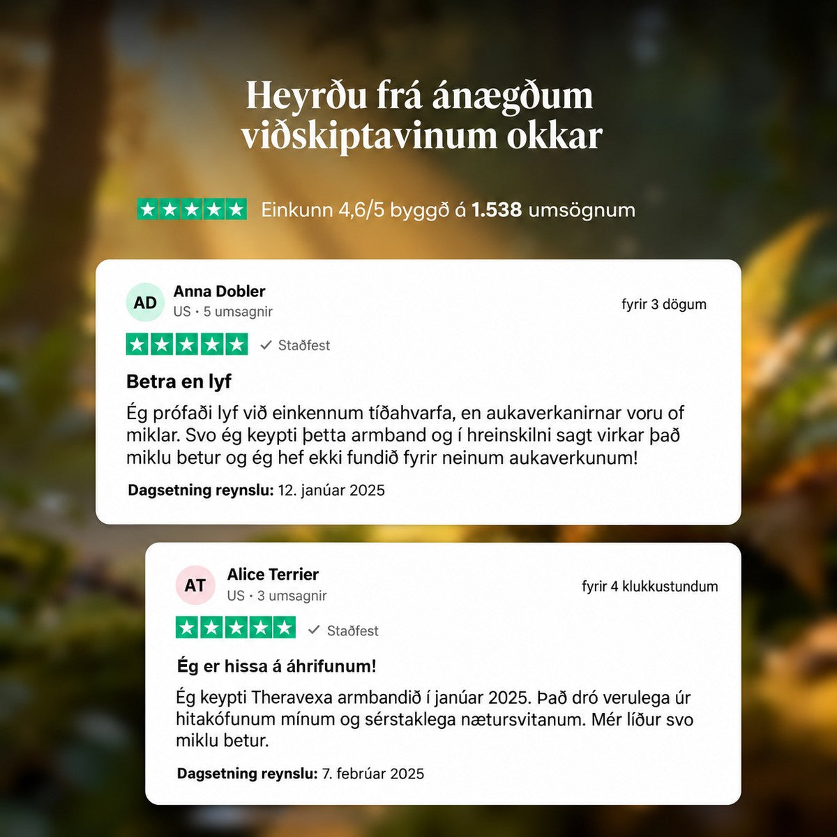 Náramok pri menopauze