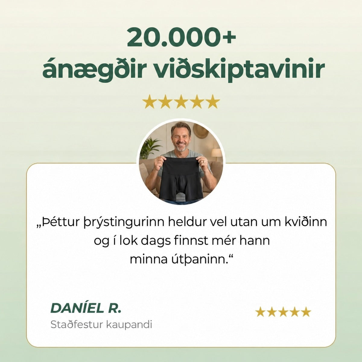 Kompresné boxerky pre mužov s lymfatickou podporou
